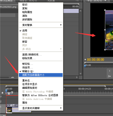 怎樣在premiere里改變圖片的大??？