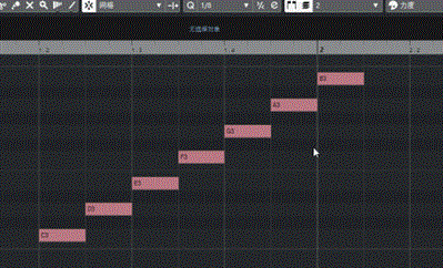 cubase5怎樣進(jìn)入寫(xiě)音符頁(yè)面