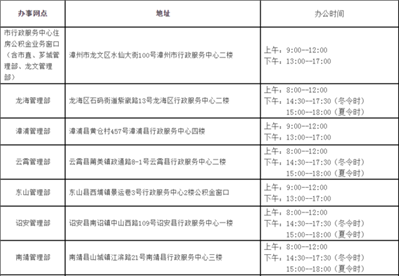 漳州龍文區(qū)住房公積金在哪提取