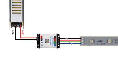 LED七彩燈控制器怎么接線,？