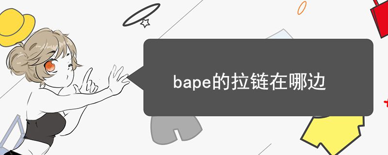 bape的拉鏈在哪邊